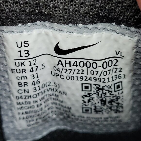 Nike Force Savage Pro 2 Black Anthracite Men's Sz 13 Football Cleats AH4000-002 - Picture 7 of 7